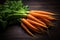 Nutritious Fresh carrot food. Generate Ai