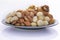 Nutritious, mixed nuts, walnuts, almonds, cashews, macadamia nuts