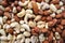 Nuts: cashews, almonds and hazelnuts