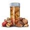 Nuts Medicine Concept