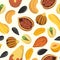 Nuts vector pattern