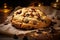 Nutty Chocolate chip cookies pecan. Generate Ai