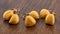 Nutty Elegance Celebrating National Peanut Day with Peanut shaped Earrings.AI Generated