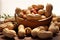 Nutty variety Peanuts in shell and peeled, offering versatile snacking options