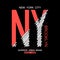 NY, Brooklyn modern typography for t-shirt. New York graphics for tee shirt. NYC urban brand trendy apparel print. Vector.