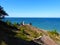 NY Chimney Bluff State Park cliffs on Lake Ontario