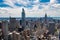 ny urban city architecture. midtown manhattan landscape. metropolitan city cityscape. downtown of new york. manhattan