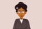 NY, USA, January 3, 2020, Rosa Parks Vector Caricature
