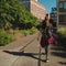 NYC girl, on the HighLine Park