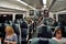 NYC: LIRR Commuter Train with Passengers