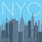 NYC- panorama of New York city