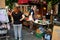 NYC: People Browsing at a Street Fair