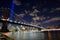 NYC skyline tribute lights