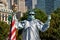 NYC: Statue of Liberty Mime