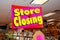 NYC: Store Closing Sign at Tower Records