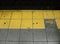 NYC subway yellow platform