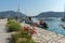 NYDRI, LEFKADA, GREECE JULY 17: Port at Nydri Bay, Lefkada, Greece