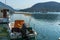 NYDRI, LEFKADA, GREECE JULY 17: Port at Nydri Bay, Lefkada, Greece