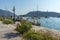 NYDRI, LEFKADA, GREECE JULY 17: Port at Nydri Bay, Lefkada, Greece