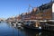 NYHAVN CANAL AND DANISH FLAGS