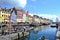 Nyhavn the famouse street in Copenhagen, Denmark