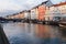 Nyhavn, historical harbor in Copenhagen, Denmark