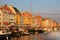 Nyhavn - New Haven at sunset, Copenhagen, Denmark