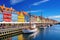 Nyhavn is one of the most popular tourist destinations in Copenhagen. Amazing historical city center. Nyhavn New Harbour canal and