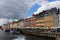 Nyhavn, Street scene in Copenhagen Denmark