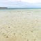 Nylon Pool in Tobago tourist attraction shallow depth of clear sea water covering coral and white sand panoramic view square