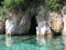 Nymphs Cave. Corfu Island