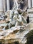Nymphs Seahorse Statues Trevi Fountain Rome Italy