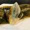 Nyonya Chang, glutinous rice dumpling with pandan leaves. close up.