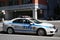 NYPD car provides security near Freedom Tower