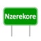 Nzerekore road sign.