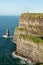 O\'Briens Tower on the cliffs of Moher in Ireland.