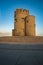 O`Briens tower at the Cliffs of Moher at sunset.