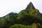 Oahu Pali Mountain Peak in Fog