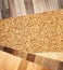 Oak parquet and cork flooring texture