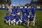 Oak View, California, USA, March 7, 2015, Ojai Valley Little League Field,youth Baseball, Spring, team portrait