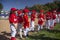 Oak View, California, USA, March 7, 2015, Ojai Valley Little League Field,youth Baseball, Spring, Tee-Ball Division players