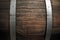 Oak Wine Barrel Close Up