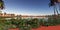 oasis panoramic in desert