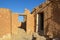 Oasis in the Sahara desert, ruined settlement, Chebika, Tunisia.