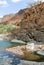 The oasis Wadi Daerhu on the island of Socotra