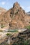 The oasis Wadi Daerhu on the island of Socotra