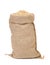 Oat seed grain in burlap sack bag