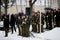 Oath of the Lithuanian Military Academy, winter, Vilnius 10 02 2018