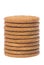 Oatmeal Biscuits Macro Isolated