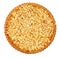 Oatmeal tart isolated